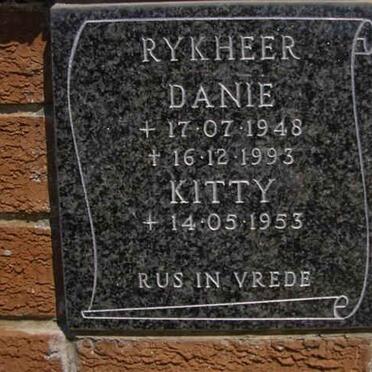 RYKHEER Danie 1948-1993 &amp; Kitty -1953