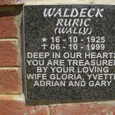 WALDECK Ruric 1925-1999