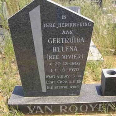 ROOYEN Gertruida Helena nee VIVIER 1907-1970