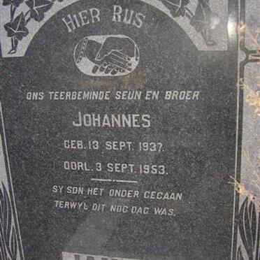 RENSBURG Johannes, Jansen van 1937-1953