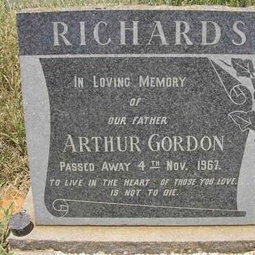 RICHARDS Arthur Gordon -1967