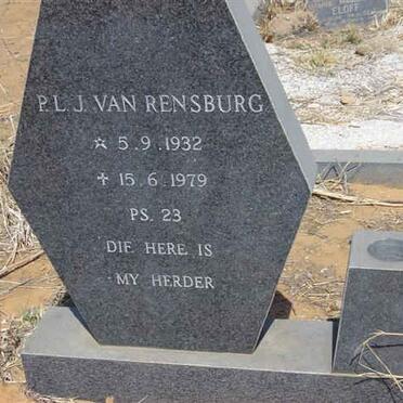 RENSBURG P.L.J., van 1932-1979
