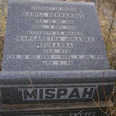 ROSSOUW Daniel Gerhardus 1881-1946 &amp; Margaretha Johanna UYS 1886-1980