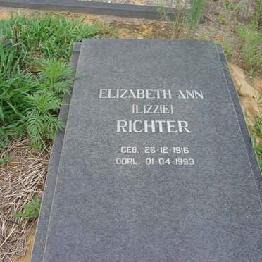 RICHTER Elizabeth Ann 1916-1993