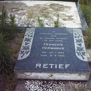 RETIEF Francois Hermanus 1930-1966