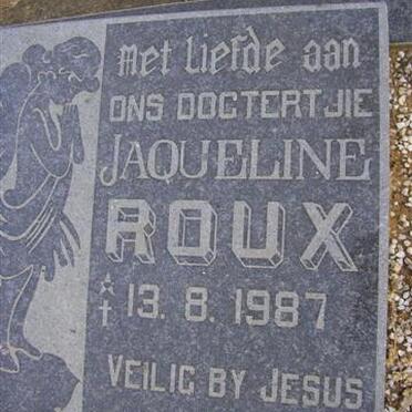 ROUX Jaqueline 1987-1987