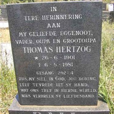 RALL Thomas Hertzog 1901-1981