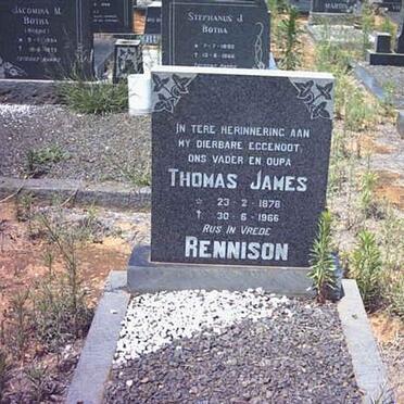 RENNISON Thomas James 1897-1966