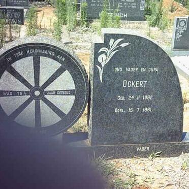 ROOYEN Ockert, van 18?2-1961