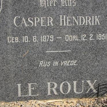 ROUX Casper Hendrik, le 1879-1951