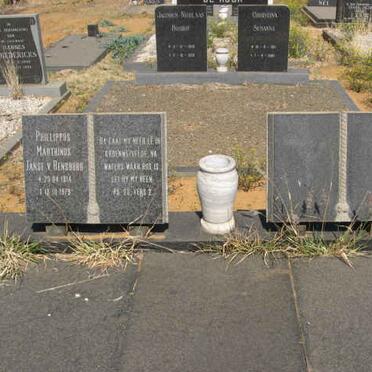 RENSBURG Phillippus Marthinus, Janse v. 1914-1975