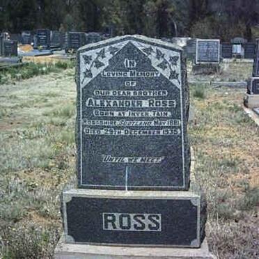 ROSS Alexander 1873-1935