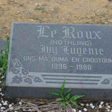 ROUX Ivy Eugene, le nee NÕTHLING 1896-1980