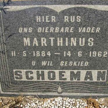 SCHOEMAN Marthinus 1884-1962