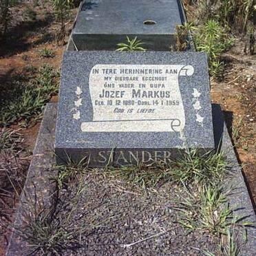 STANDER Jozef Markus 1890-1959