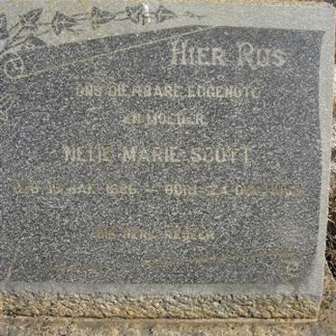 SCOTT Nelie Marie 1886-1952