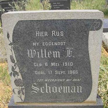 SCHOEMAN Willem H. 1910-1966