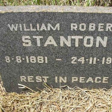 STANTON William Robert 1881-1964