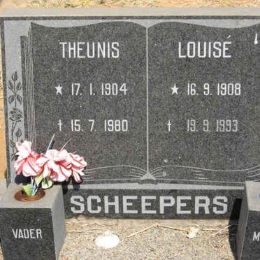 SCHEEPERS Theunis 1904-1980 &amp; Louisé 1908-1993