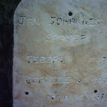 SPAMER Jan Johannes 1858-1952