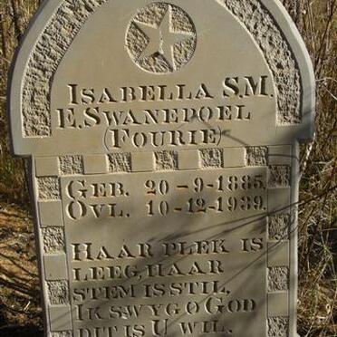 SWANEPOEL Isabella S.M.E. néé FOURIE 1885-1939