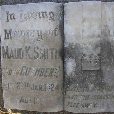 SMITH Maud K. nee CUTHBERT -1924