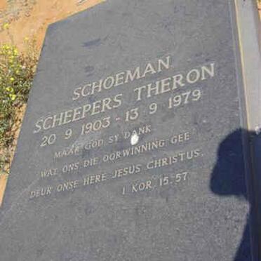THERON Schoeman Scheepers 1903-1979