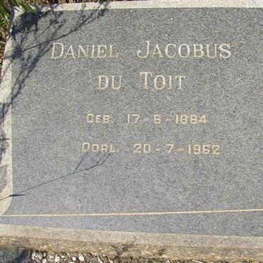 TOIT Daniel Jacobus, du 1884-1962