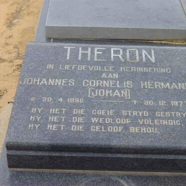 THERON Johannes Cornelis Hermanus 1896-1977