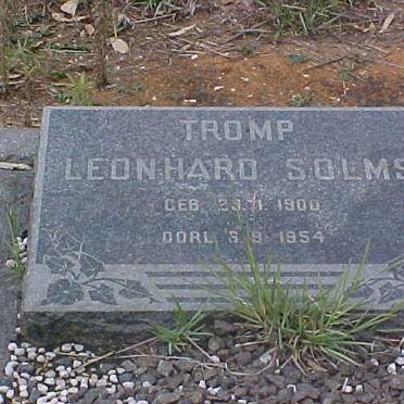 TROMP Leonard Solms 1900-1954