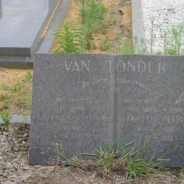 TONDER Cornelis Petrus, van 1898-1979 &amp; Gertruida Catharina ?