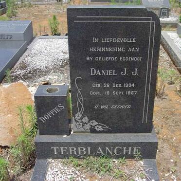 TERBLANCHE Daniel J.J. 1904-1967