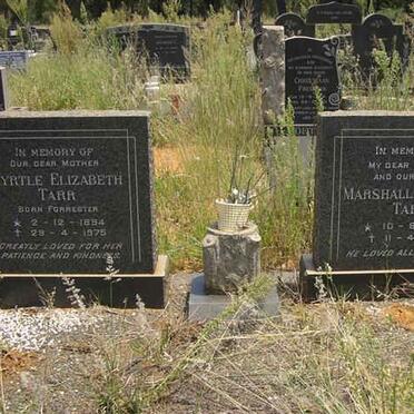 TARR Marshall Wainman 1881-1971 &amp; Myrtle Elizabeth FORRESTER 1894-1975