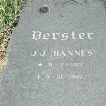 VERSTER J.J. 1917-1987