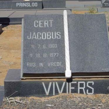 VIVIERS Gert Jacobus 1903-1977