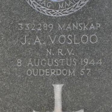 VOSLOO J.A. -1944