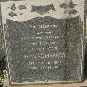 VILLIERS Izak Johannes, de 1882-1960