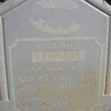 VERMAAK Jan Daniël 1875-1954