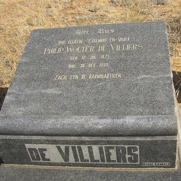 VILLIERS Philip Wouter, de 1875-1953