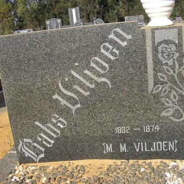 VILJOEN M.M. 1892-1974