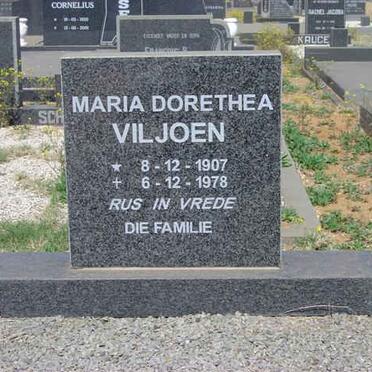 VILJOEN Maria Dorethea 1907-1978