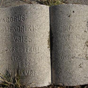 VRIES Jacobus Hendrikis, de ?-1942 &amp; C.D. MARAIS 1862-1946
