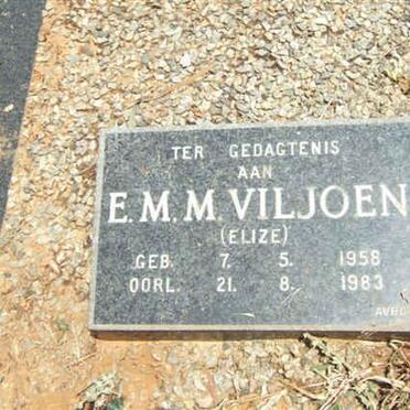 VILJOEN E.M.M. 1958-1983