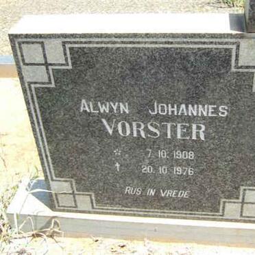 VORSTER Alwyn Johannes 1908-1976