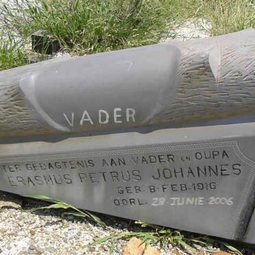 VERMAAK Erasmus Petrus Johannes 1916-2006