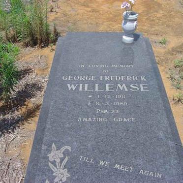 WILLEMSE George Frederick 1911-1989