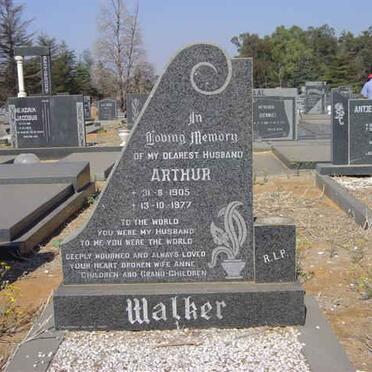 WALKER Arthur 1905-1977