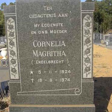 WILLEMSE Cornelia Magritha nee ENGELBRECHT 1924-1974