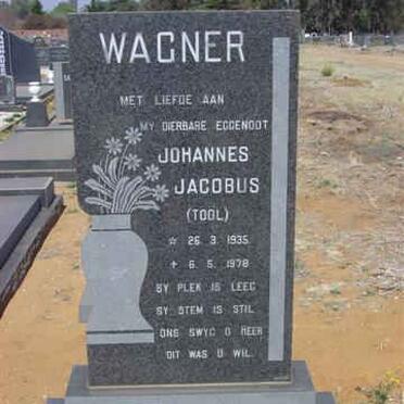 WAGNER Johannes Jacobus 1935-1978