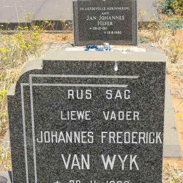 WYK Johannes Frederick, van 1890-1980